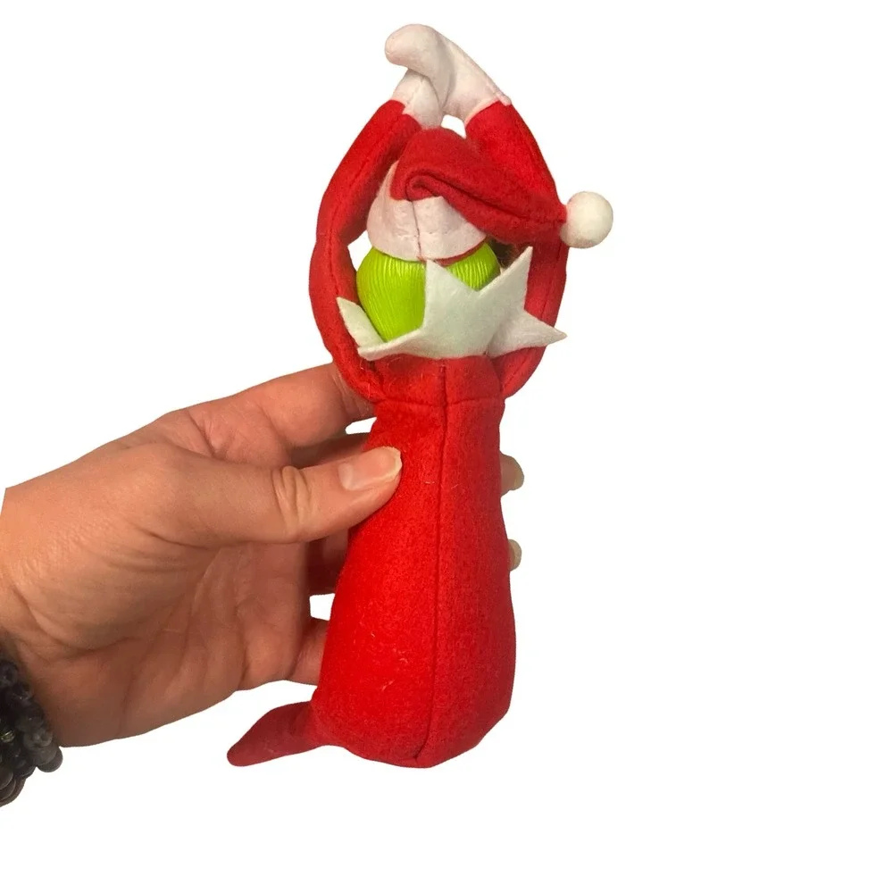 Grinch Christmas Elf Doll 13 inch Poseable Plush Holiday Decoration with‎ Box